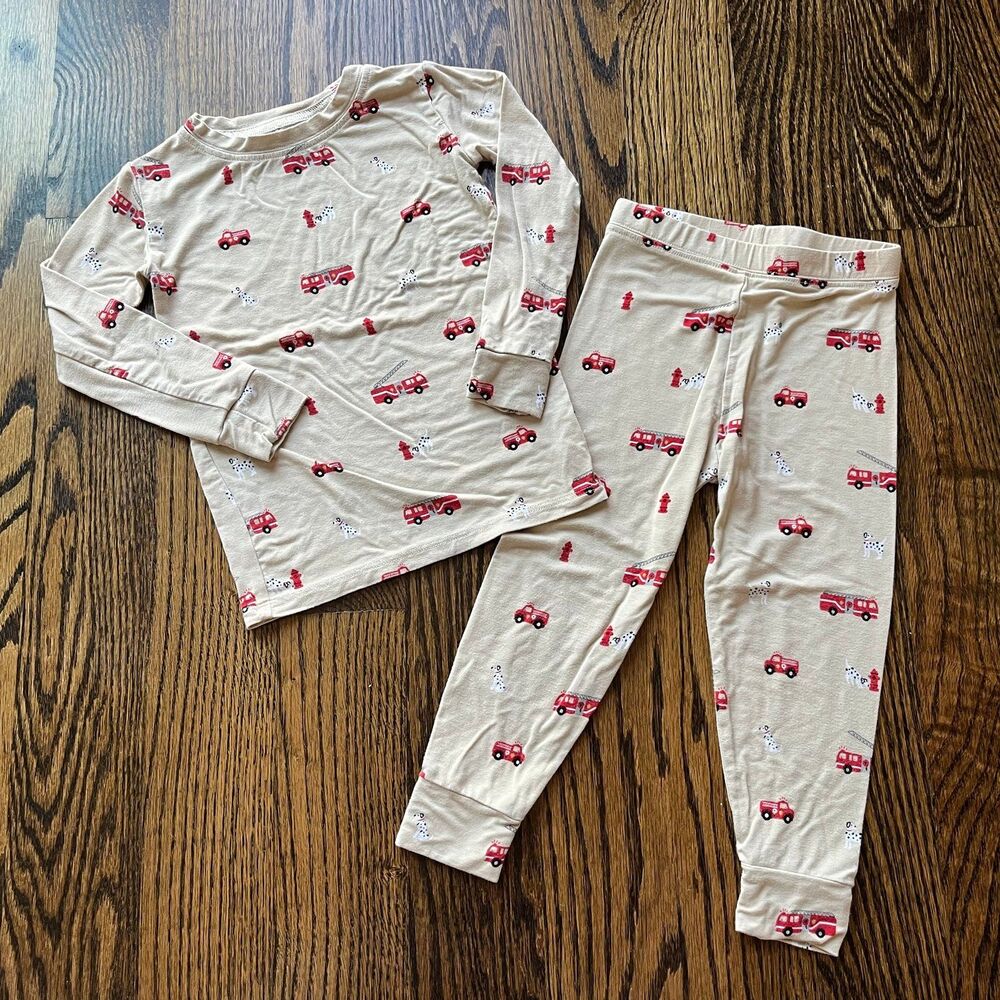 Brave Little Ones Firetruck Two-Piece Set (2T)